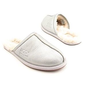 metallic ugg slippers